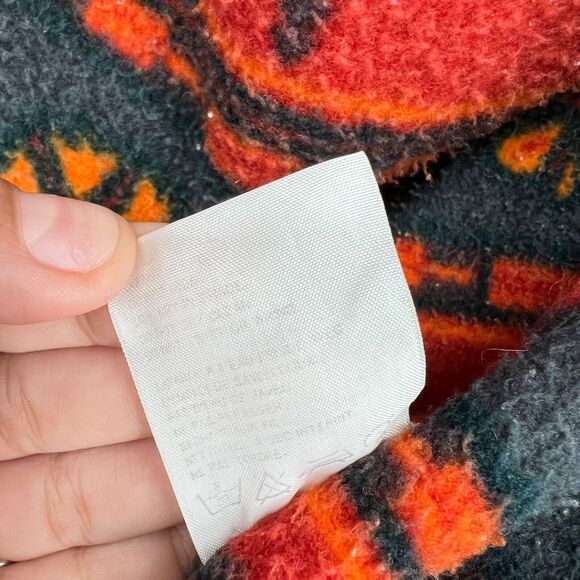 Descente Vintage Yellow Aztec Print Fleece Lined Men's Ski Jacket Sz. 3 - Picture 5 of 7